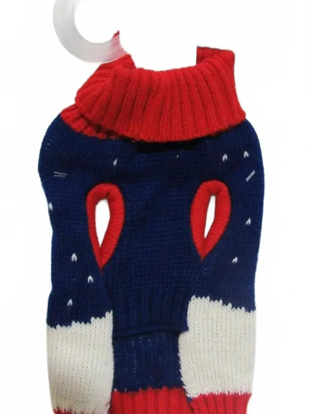 new Festive Dog Sweater with Llama on White Background Size XZ by Pet Central